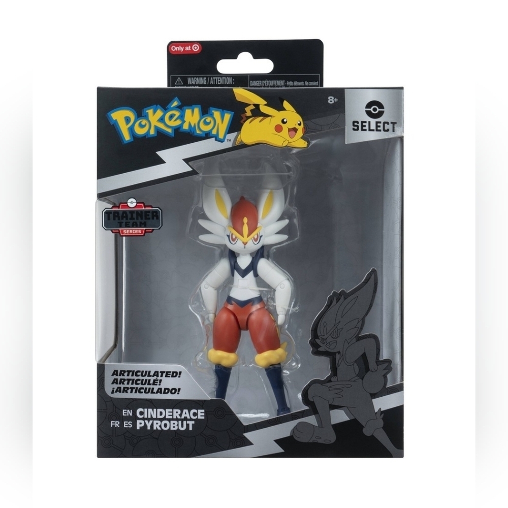 Pokémon Select Series Cinderace Limited Edition 6" Action Figure *New In Box*